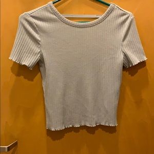 Light blue top. Great quality.